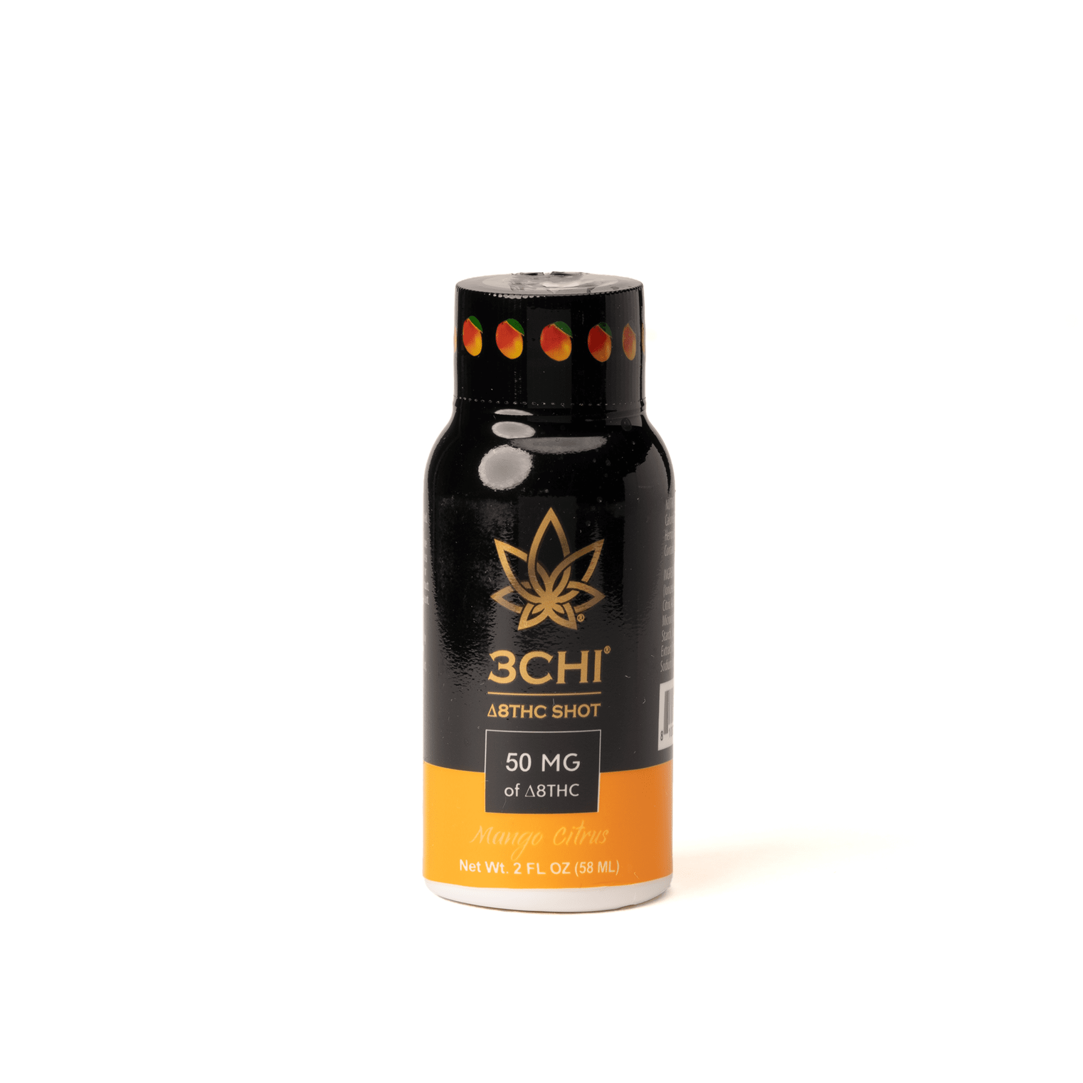 3chi delta 8 shot mango citrus bottle front.webp 3chi delta 8 shot mango citrus bottle front.webp