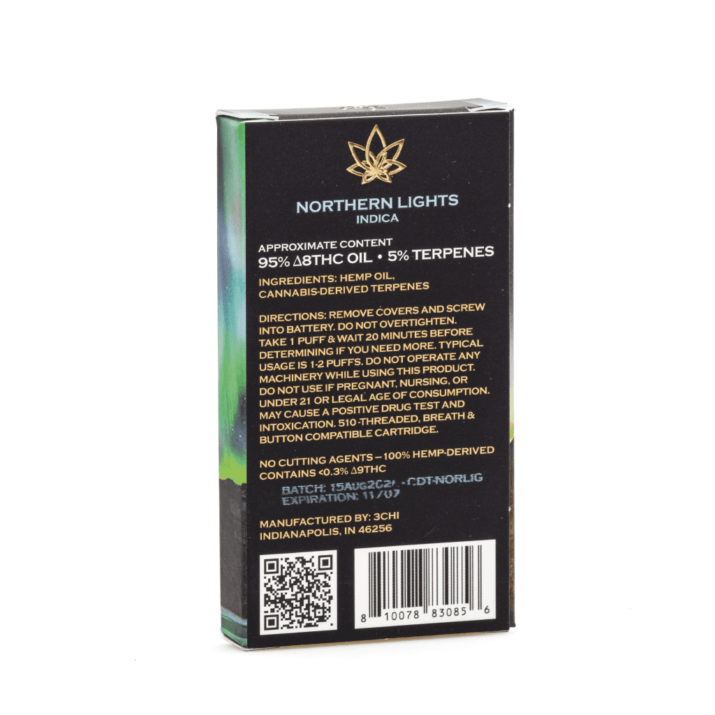 3chi delta 8 thc vape cartridge northern lights box back.webp 3chi delta 8 thc vape cartridge northern lights box back.webp