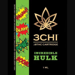 3chi incredible hulk delta 8 thc vape cartridge with botanical derived terpenes.webp