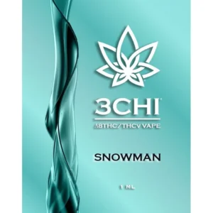 3chi thcv vape cartridge snowman.webp