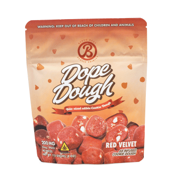 baked bags delta 9 thc dope dough red velvet 200 mg total delta 9 thc bag front 350x350 1.png baked bags delta 9 thc dope dough red velvet 200 mg total delta 9 thc bag front 350x350 1.png