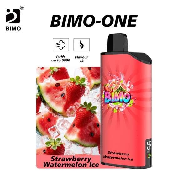 bimo one 9000 strawberry watermelon ice.jpg bimo one 9000 strawberry watermelon ice.jpg