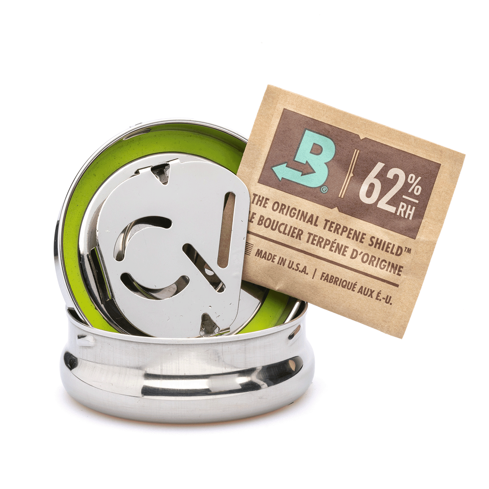 boveda quarter oz cvault twist x small jar detail.webp