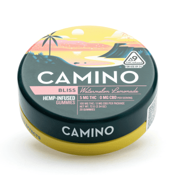 camino delta 9 bliss gummies watermelon lemonade 100 mg delta 9 thc total tin front 350x350 1.png camino delta 9 bliss gummies watermelon lemonade 100 mg delta 9 thc total tin front 350x350 1.png
