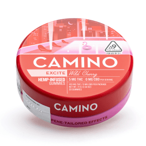 camino delta 9 excite gummies wild cherry 100 mg delta 9 thc total tin front 300x300 1.png camino delta 9 excite gummies wild cherry 100 mg delta 9 thc total tin front 300x300 1.png