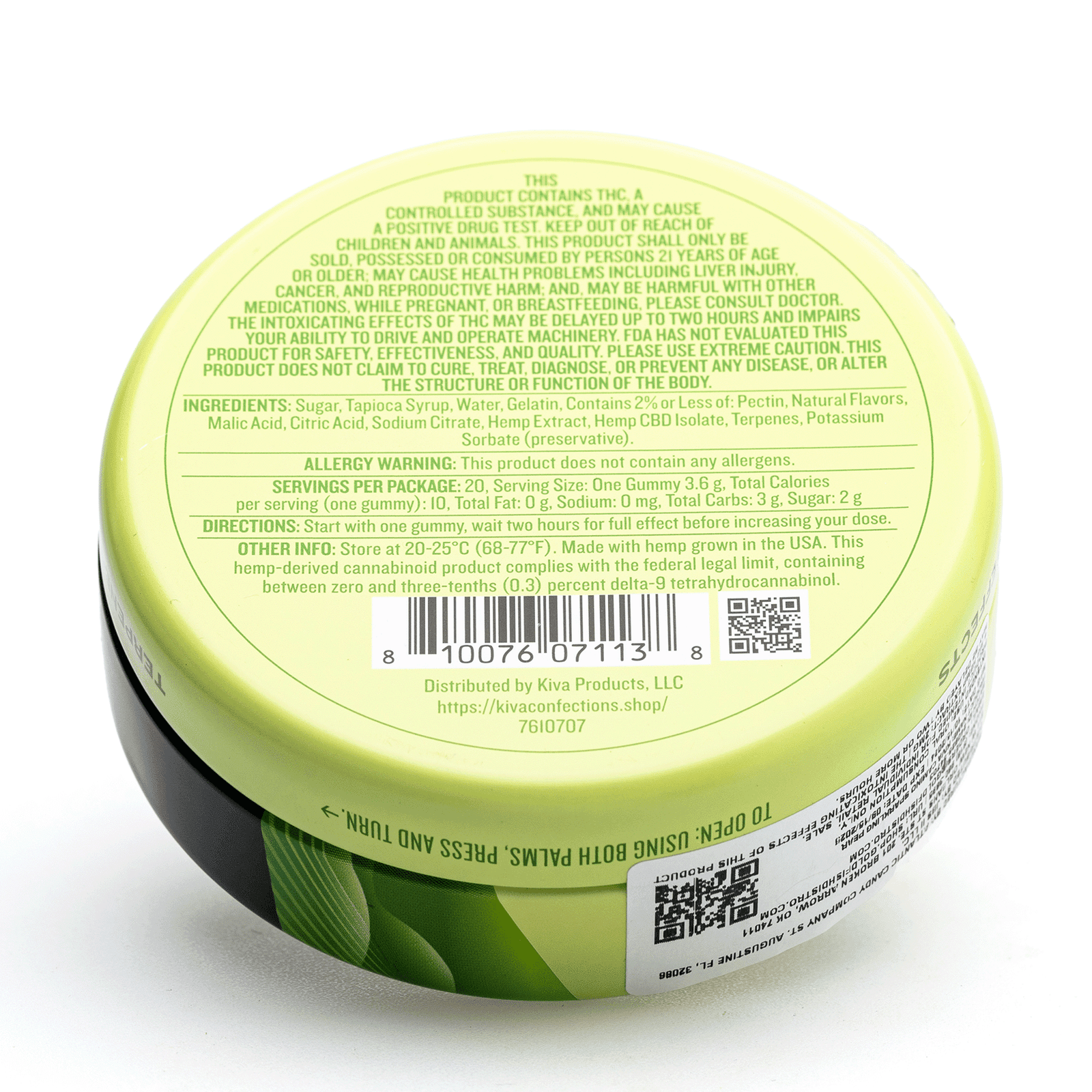 camino delta 9 and cbd social gummies sparkling pear 40 mg delta 9 thc 120 mg cbd total tin back.png camino delta 9 and cbd social gummies sparkling pear 40 mg delta 9 thc 120 mg cbd total tin back.png
