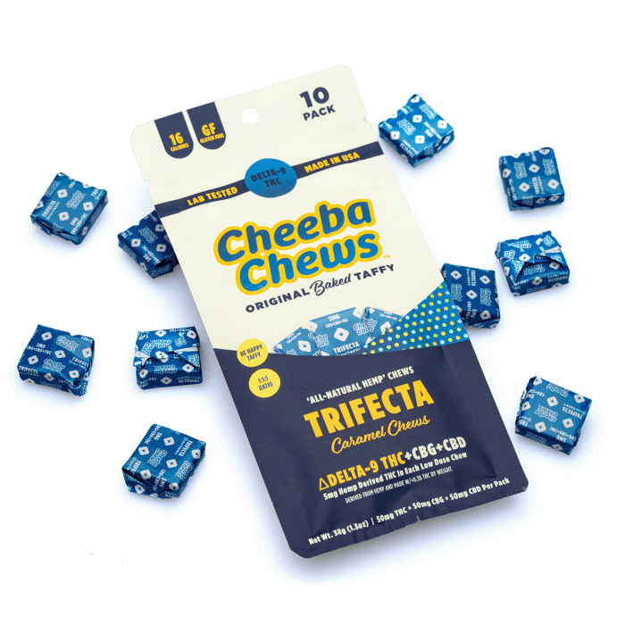 cheeba chews delta 9 and cbg and cbd caramel chews trifecta 50 mg total cannabinoids combo 700x700 1.png cheeba chews delta 9 and cbg and cbd caramel chews trifecta 50 mg total cannabinoids combo 700x700 1.png