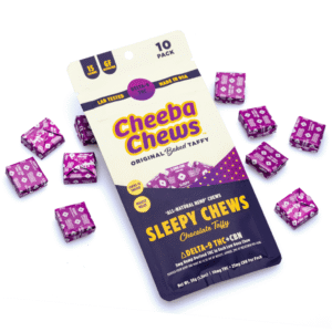 cheeba chews delta 9 and cbn chocolate taffy sleepy chew 50 mg total cannabinoids combo.png
