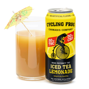 cycling frog high potency thc cbd seltzer 4 pack iced tea lemonade combo scaled 1.webp