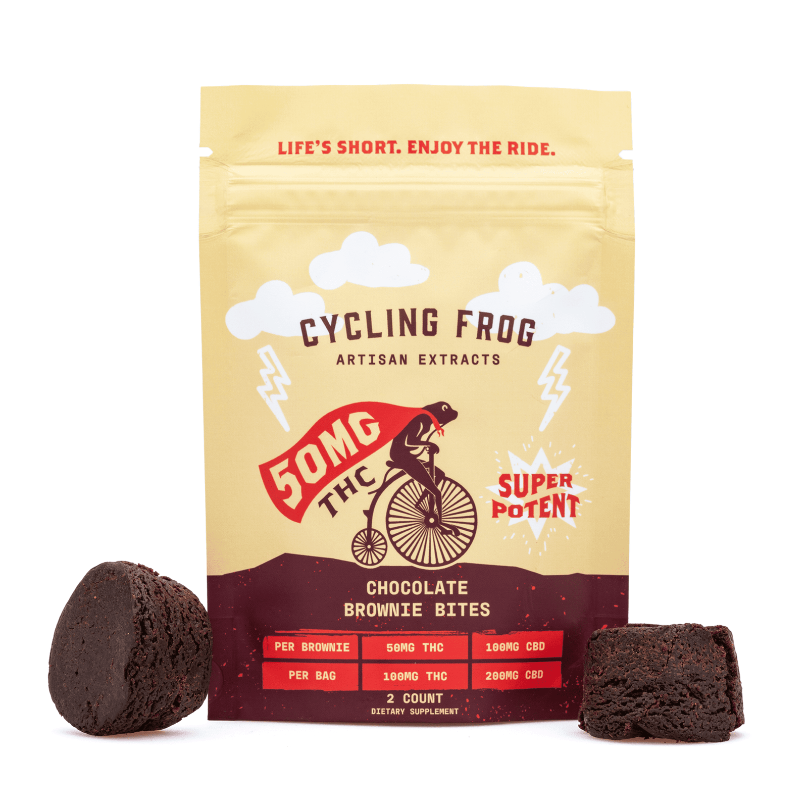 cycling frog thc cbd chocolate brownie bites 2 ct 100 mg delta 9 thc 200 mg cbd total combo.png cycling frog thc cbd chocolate brownie bites 2 ct 100 mg delta 9 thc 200 mg cbd total combo.png