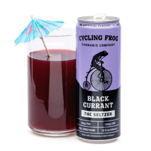 cycling frog thc cbd seltzer 6 pack black currant combo scaled 1.webp
