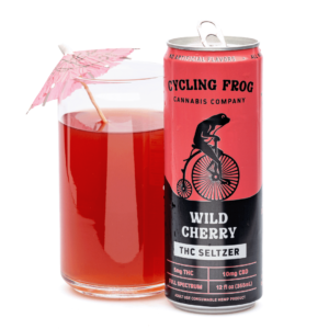 cycling frog thc cbd seltzer 6 pack wild cherry combo scaled 1.webp
