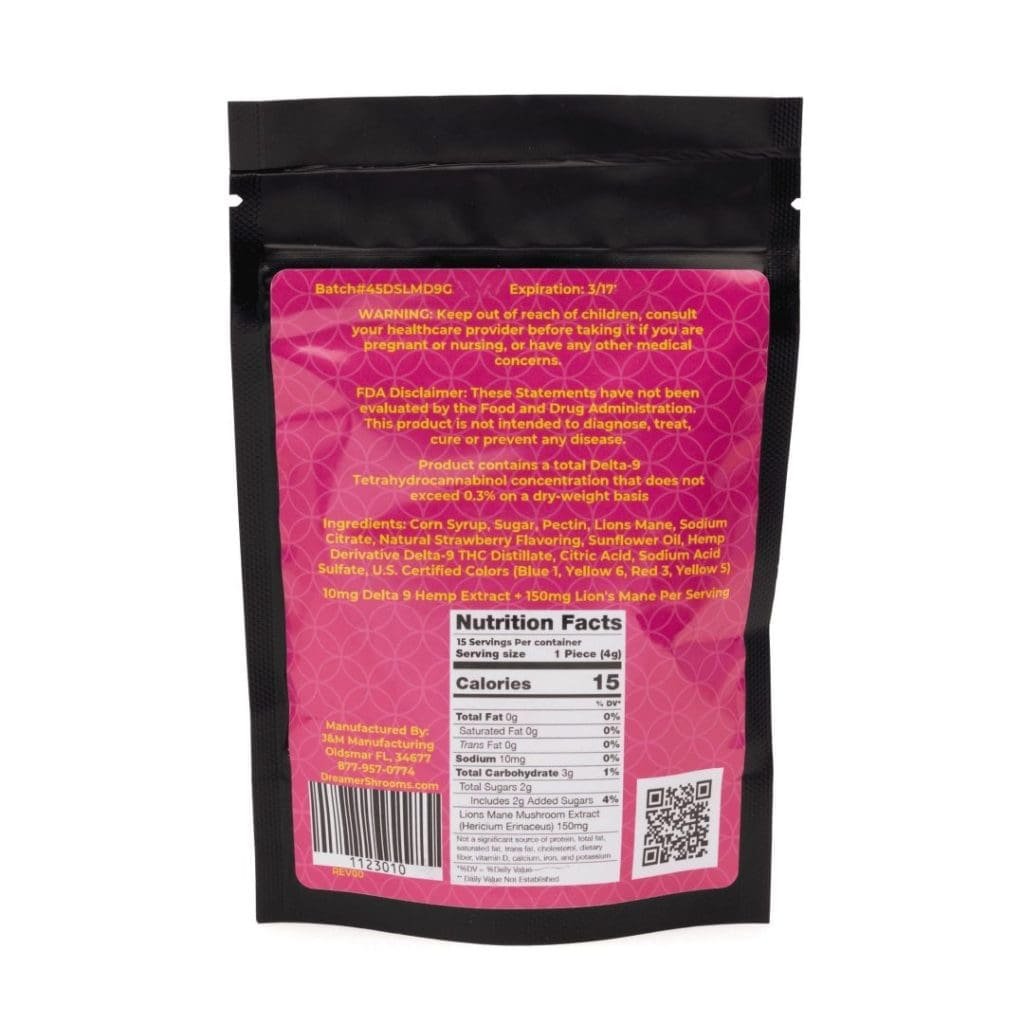 dreamer shrooms lions mane delta 9 gummy squares 15 count bag back scaled 1.jpg dreamer shrooms lions mane delta 9 gummy squares 15 count bag back scaled 1.jpg