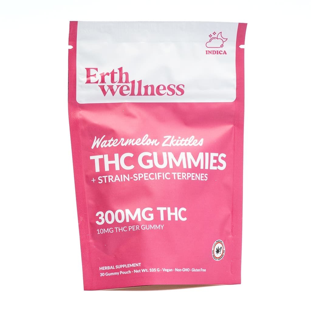 erth wellness thc live resin gummies watermelon zkittlez bag front.jpg erth wellness thc live resin gummies watermelon zkittlez bag front.jpg