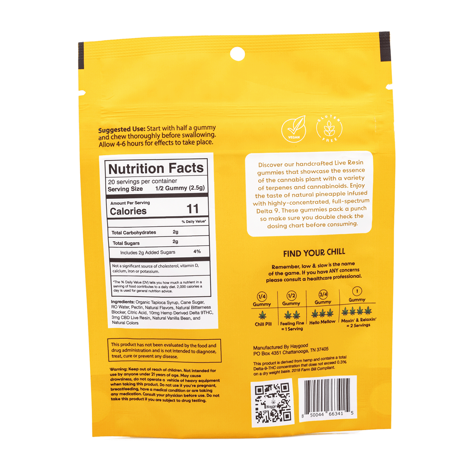 haygood delta 9 live resin gummies pineapple 100 mg total delta 9 thc bag back.png haygood delta 9 live resin gummies pineapple 100 mg total delta 9 thc bag back.png