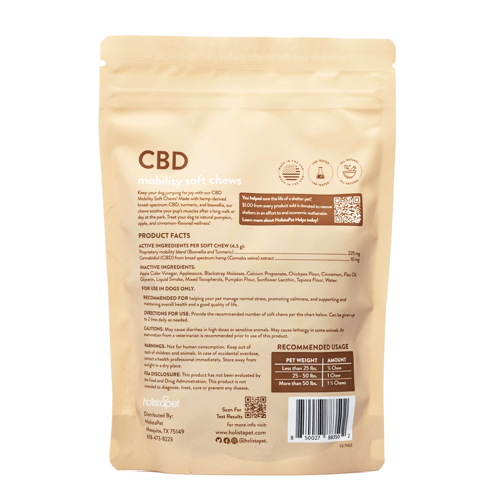 holistapet cbd dog treats joint and mobility care 300 mg total cbd bag back 1.png holistapet cbd dog treats joint and mobility care 300 mg total cbd bag back 1.png