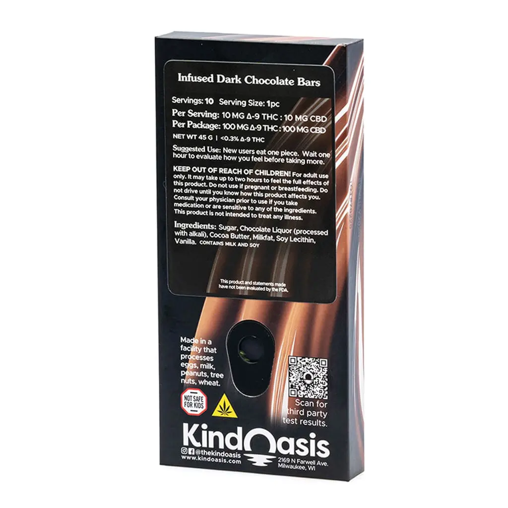 kind oasis delta 9 thc and cbd dark chocolate bar box back.jpg.webp kind oasis delta 9 thc and cbd dark chocolate bar box back.jpg.webp