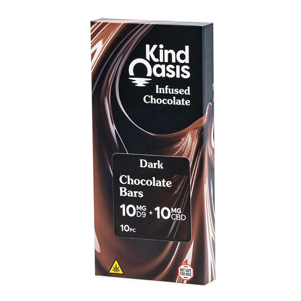 kind oasis delta 9 thc and cbd dark chocolate bar box front.jpg.webp kind oasis delta 9 thc and cbd dark chocolate bar box front.jpg.webp