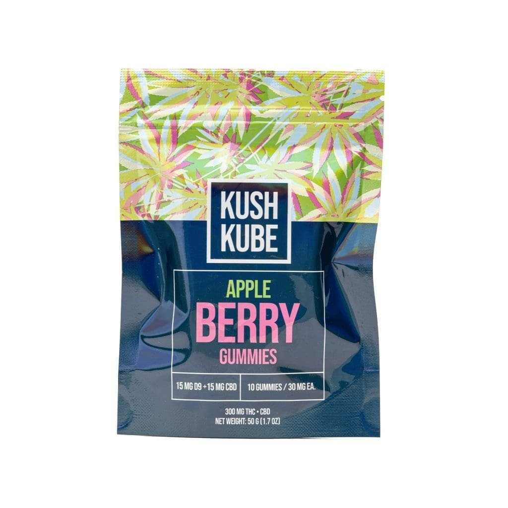 kush kube delta 9 cbd gummies apple berry bag front.jpg kush kube delta 9 cbd gummies apple berry bag front.jpg