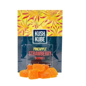 kush kube delta 9 cbd gummies pineapple strawberry combo.webp