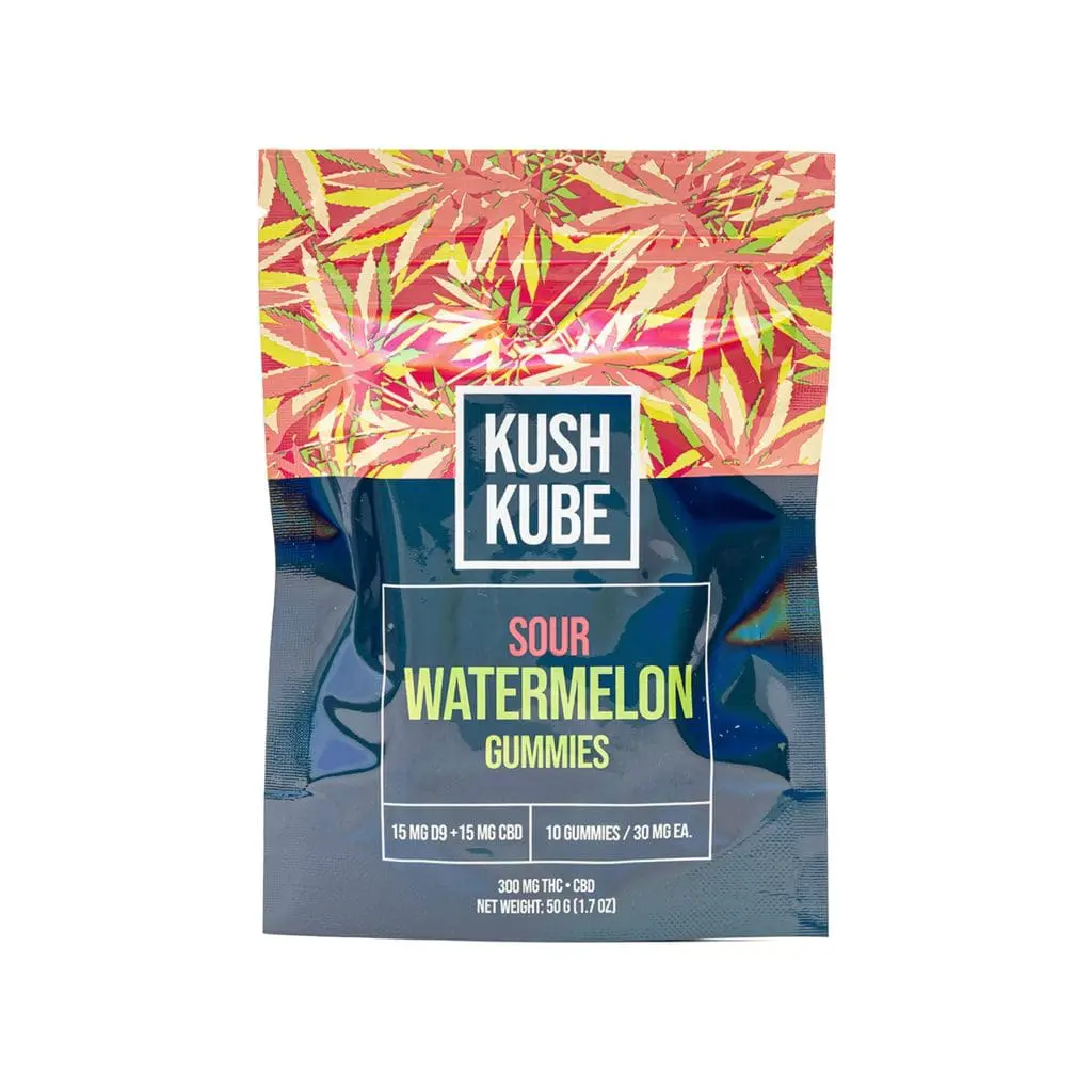 kush kube delta 9 cbd gummies sour watermelon bag front.webp kush kube delta 9 cbd gummies sour watermelon bag front.webp