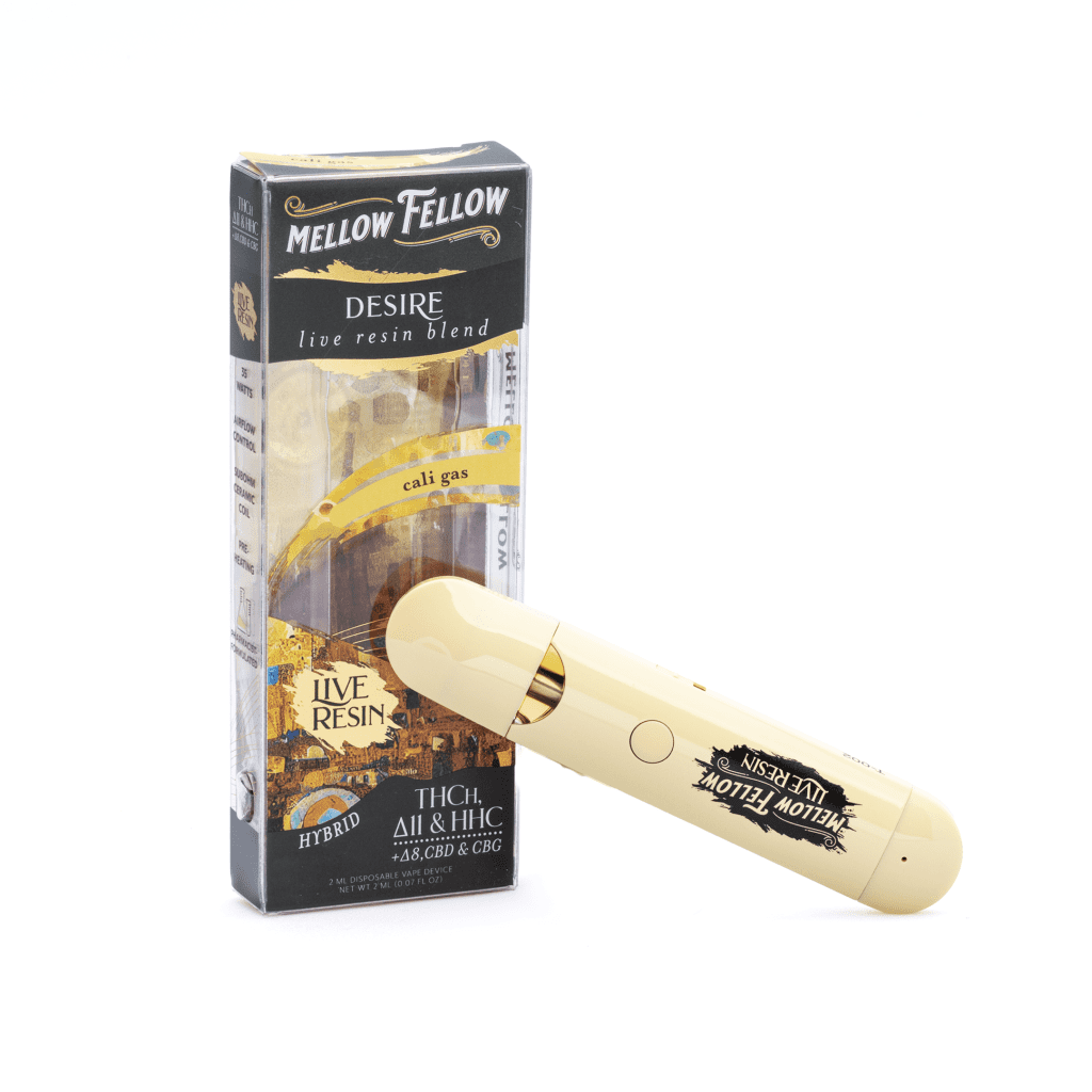 mellow fellow 2 gram desire blend live resin disposable vape cali gas combo.webp mellow fellow 2 gram desire blend live resin disposable vape cali gas combo.webp
