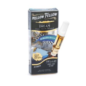 mellow fellow 2 gram dream blend live resin vape cartridge double dream combo.webp