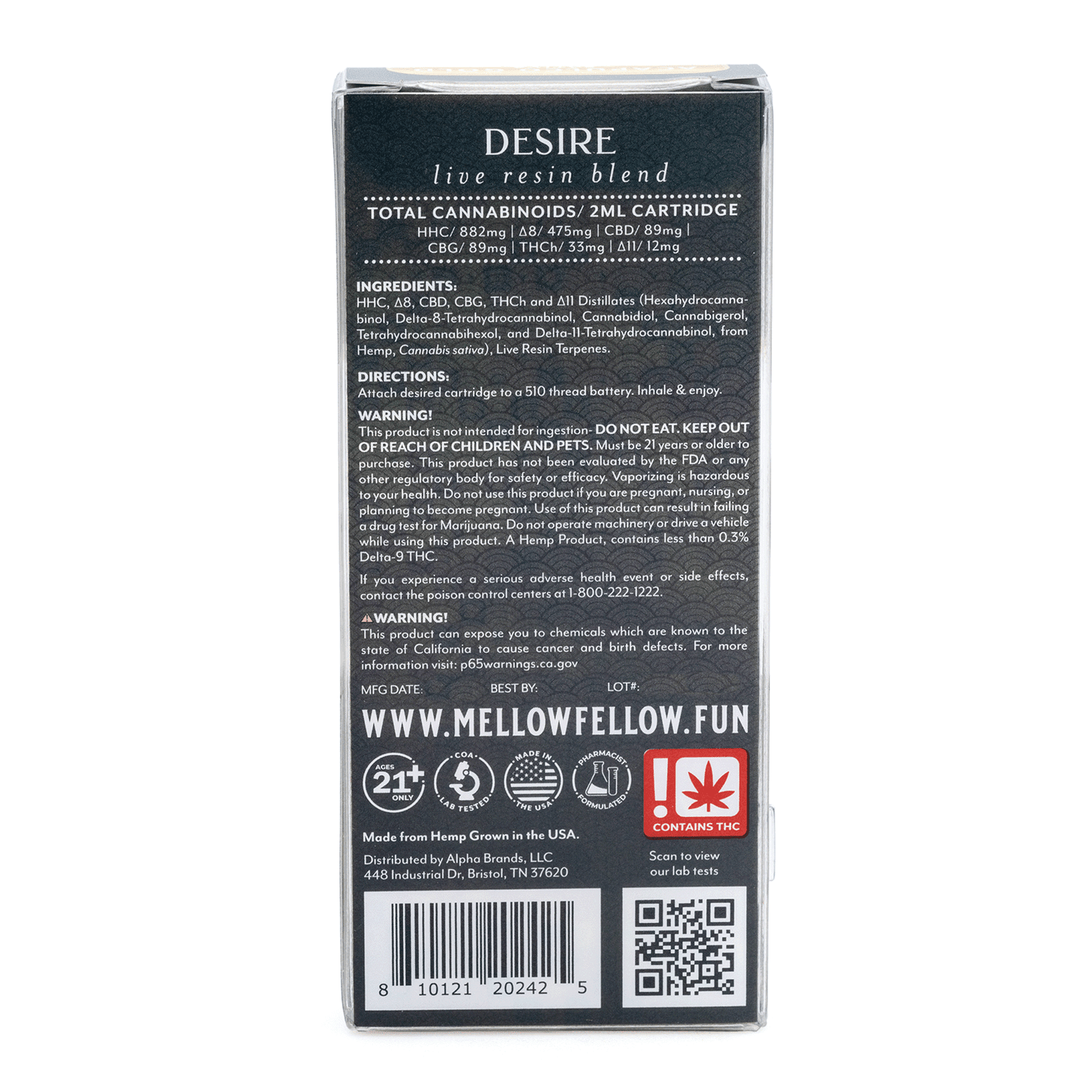 mellow fellow desire blend live resin vape cartridge acapulco gold box back.png mellow fellow desire blend live resin vape cartridge acapulco gold box back.png