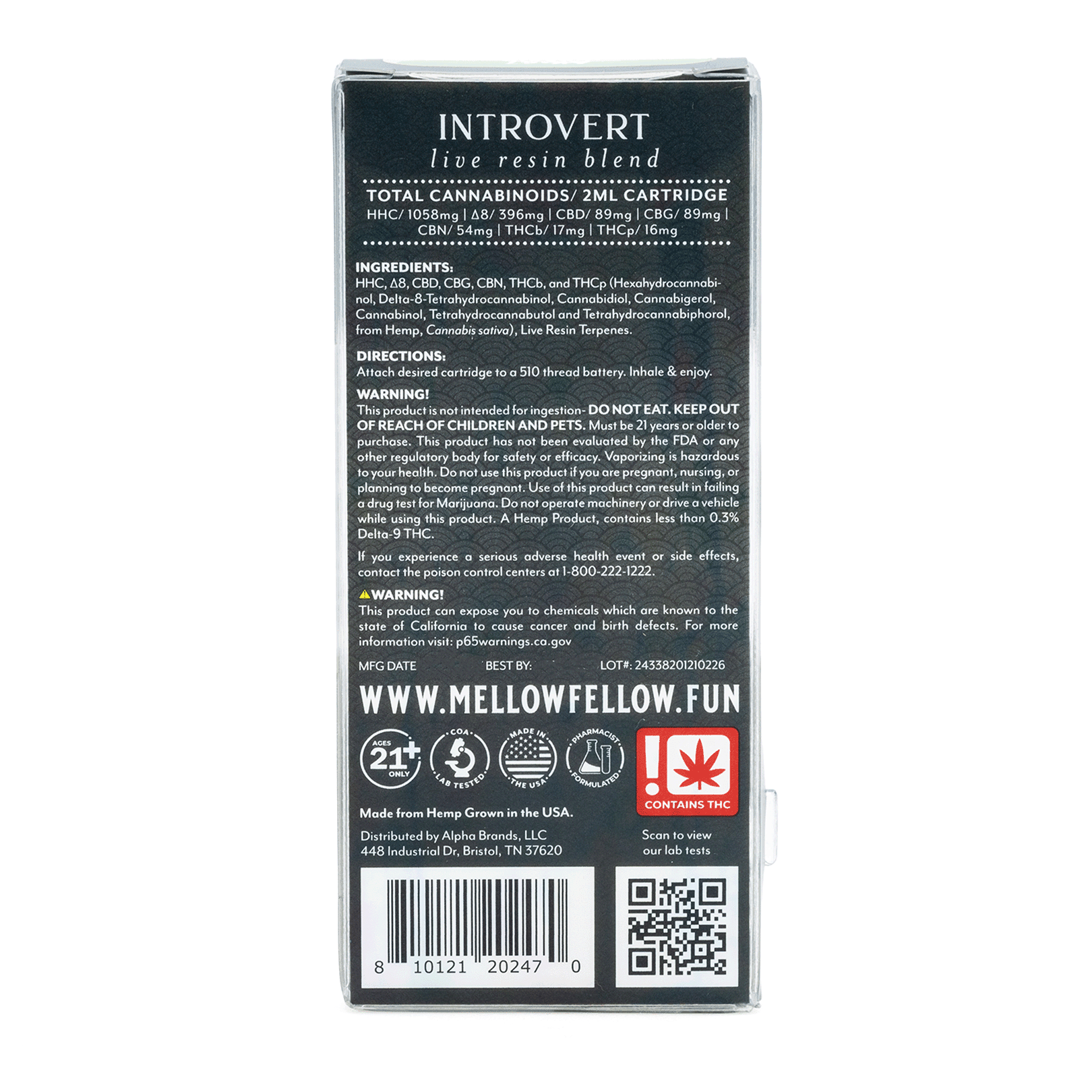 mellow fellow introvert blend live resin vape cartridge ak47 box back 1.webp mellow fellow introvert blend live resin vape cartridge ak47 box back 1.webp