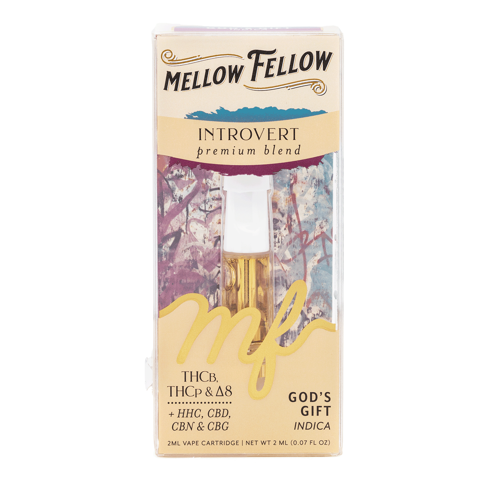 mellow fellow introvert blend vape cartridge gods gift box front.webp mellow fellow introvert blend vape cartridge gods gift box front.webp