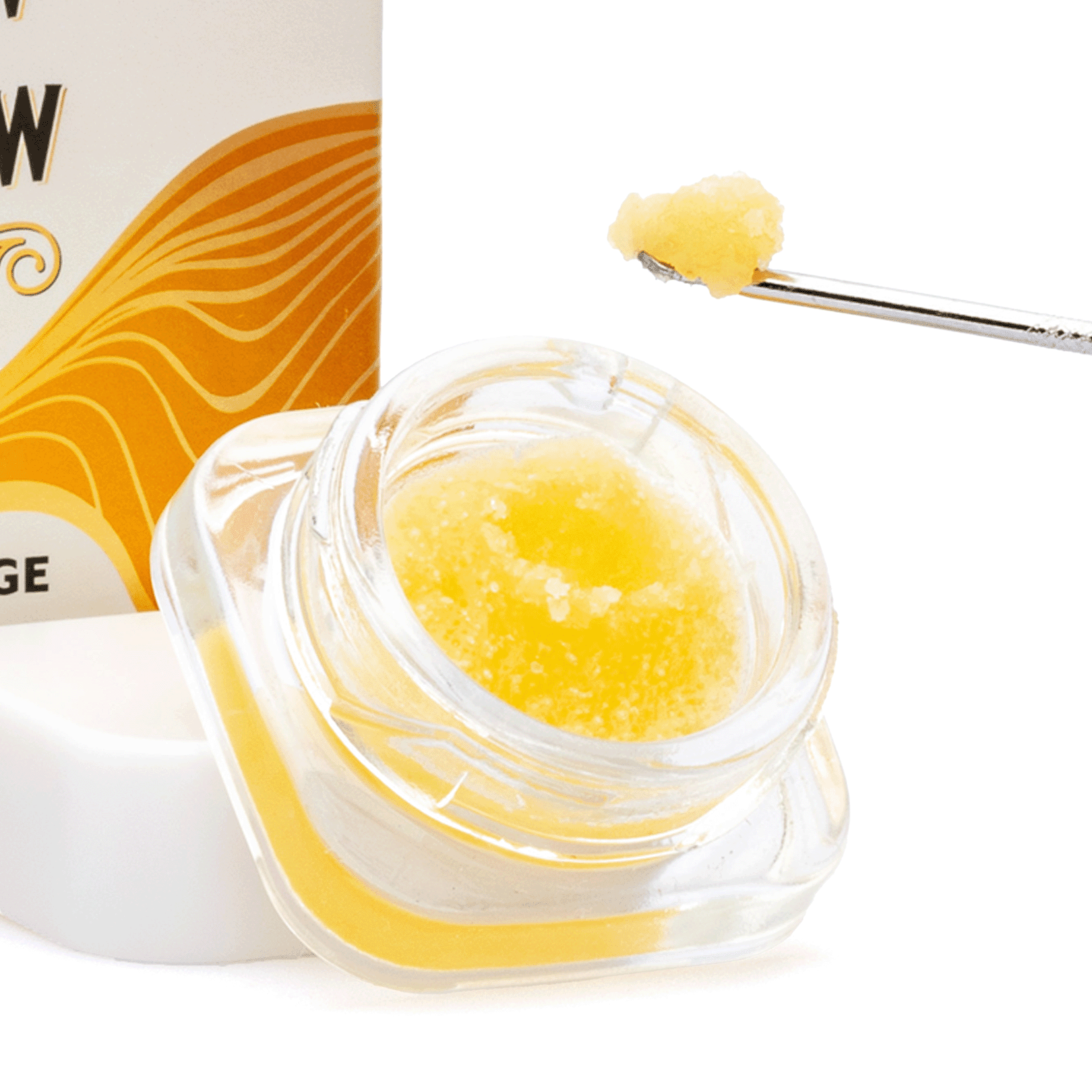 mellow fellow thca budder peach oblivion x soul cleanser 2 gram detail.webp mellow fellow thca budder peach oblivion x soul cleanser 2 gram detail.webp