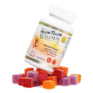mellow fellow wellness gummies burn blend tropic medley 300 mg total cannabinoids combo.png