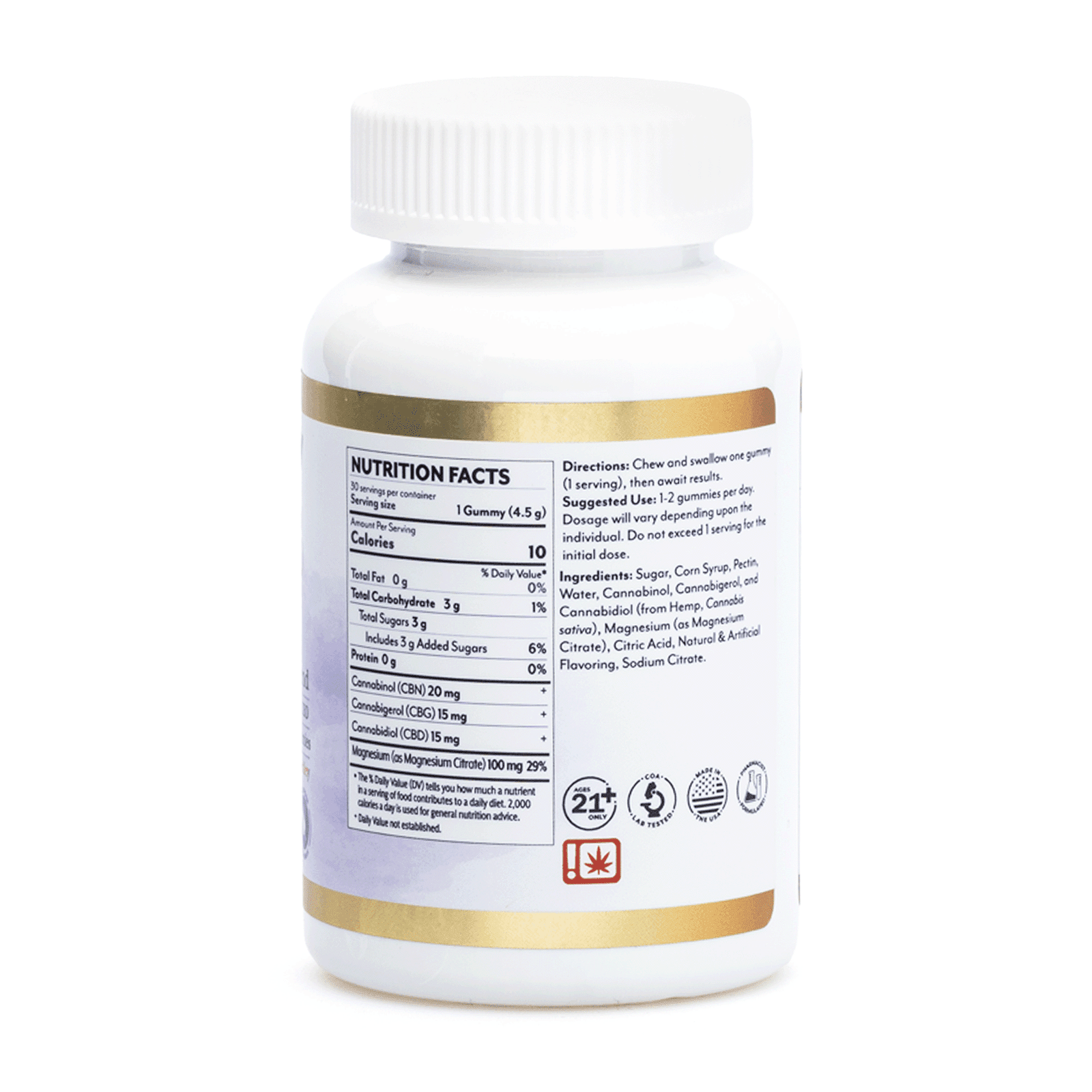 mellow fellow wellness gummies rest blend tropic medley 1500 mg total cannabinoids jar back.png mellow fellow wellness gummies rest blend tropic medley 1500 mg total cannabinoids jar back.png