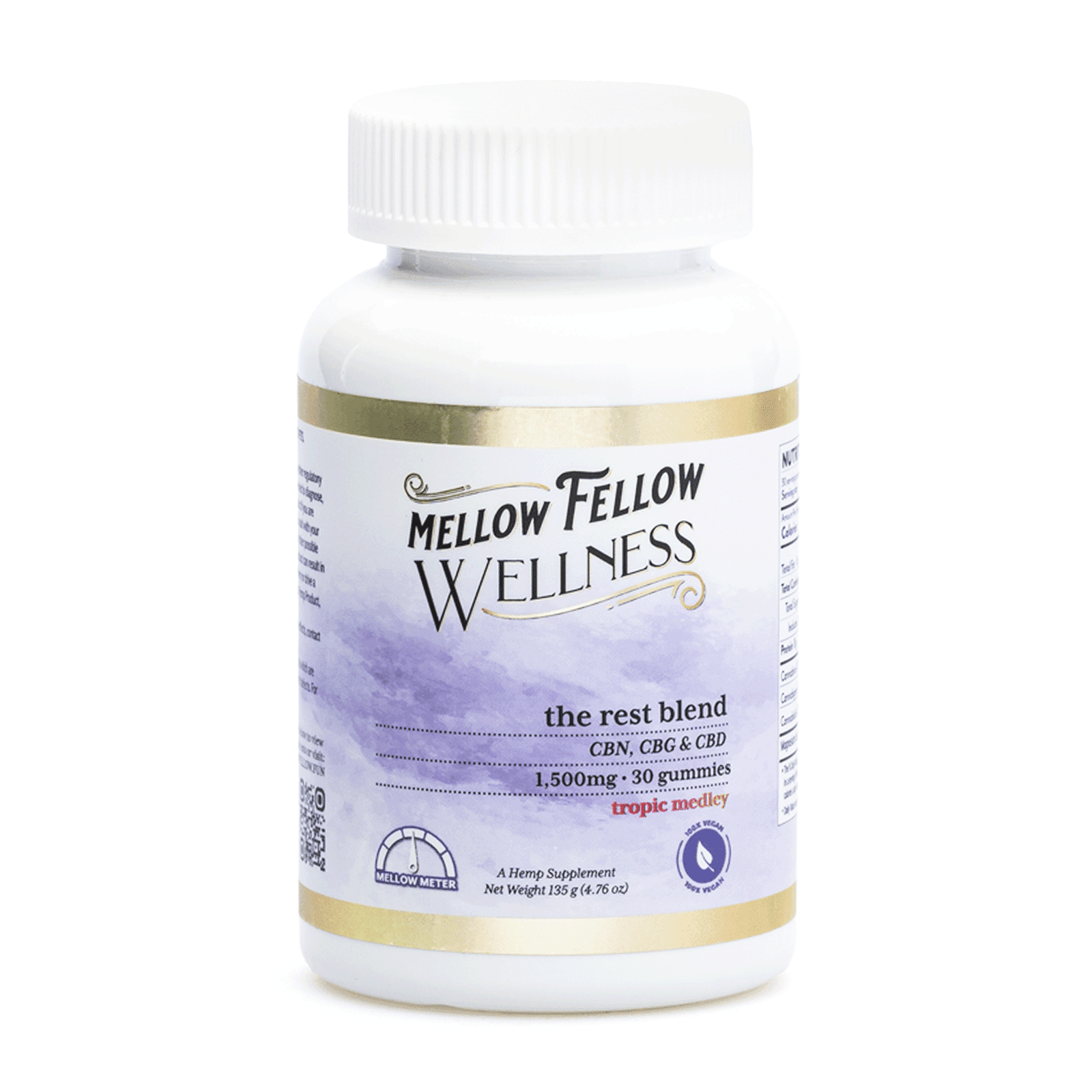 mellow fellow wellness gummies rest blend tropic medley 1500 mg total cannabinoids jar front.png mellow fellow wellness gummies rest blend tropic medley 1500 mg total cannabinoids jar front.png