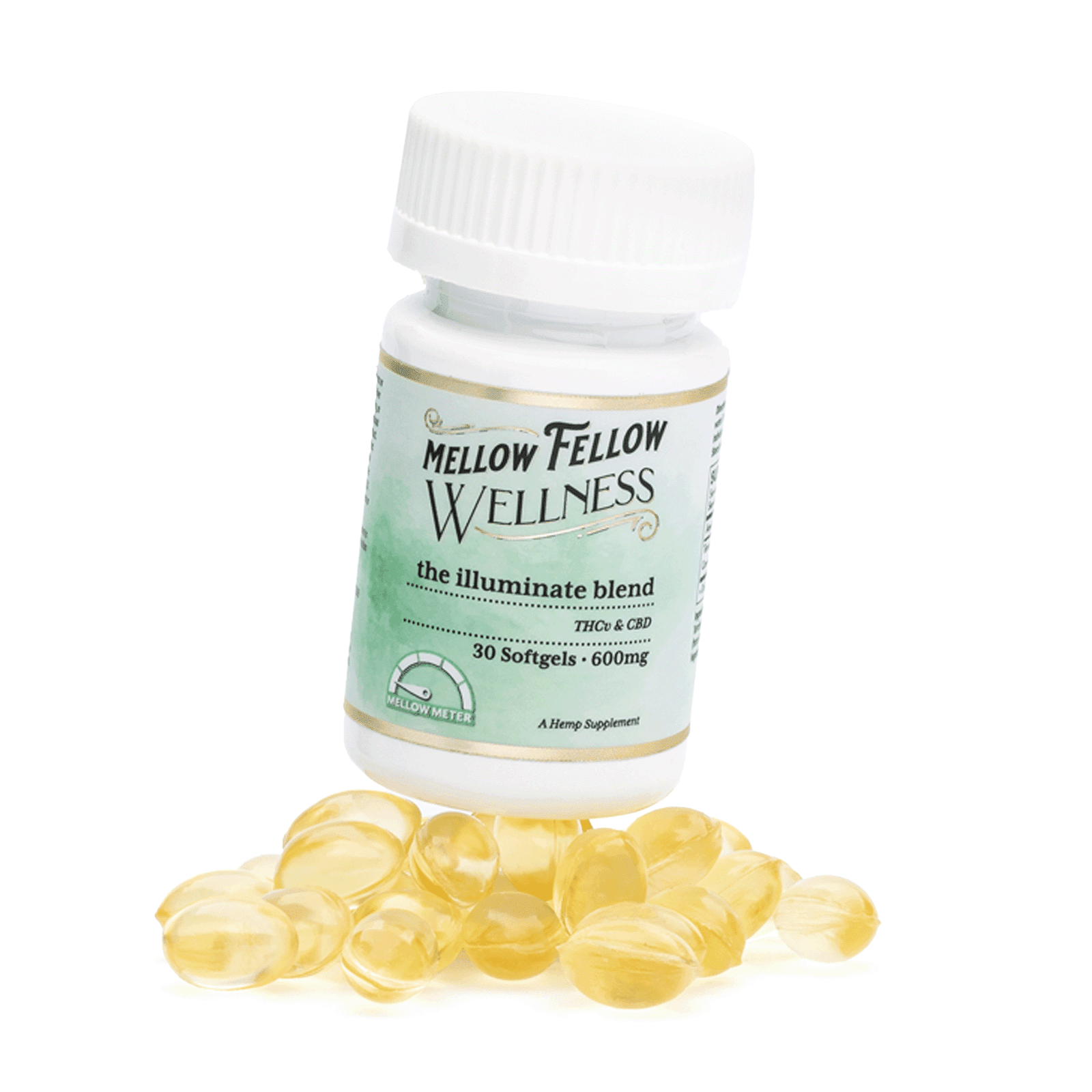mellow fellow wellness softgel capsules illuminate blend 600 mg total cannabinoids combo.png mellow fellow wellness softgel capsules illuminate blend 600 mg total cannabinoids combo.png