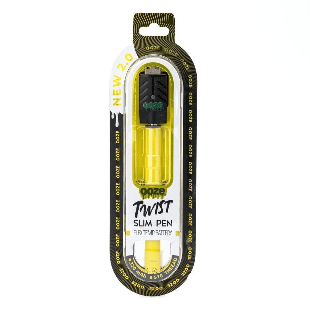 ooze slim twist pen 2.0 vape battery – mellow yellow box front.jpg ooze slim twist pen 2.0 vape battery – mellow yellow box front.jpg