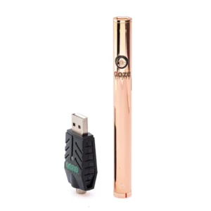 ooze slim twist pen 2.0 vape battery – rose gold product.webp