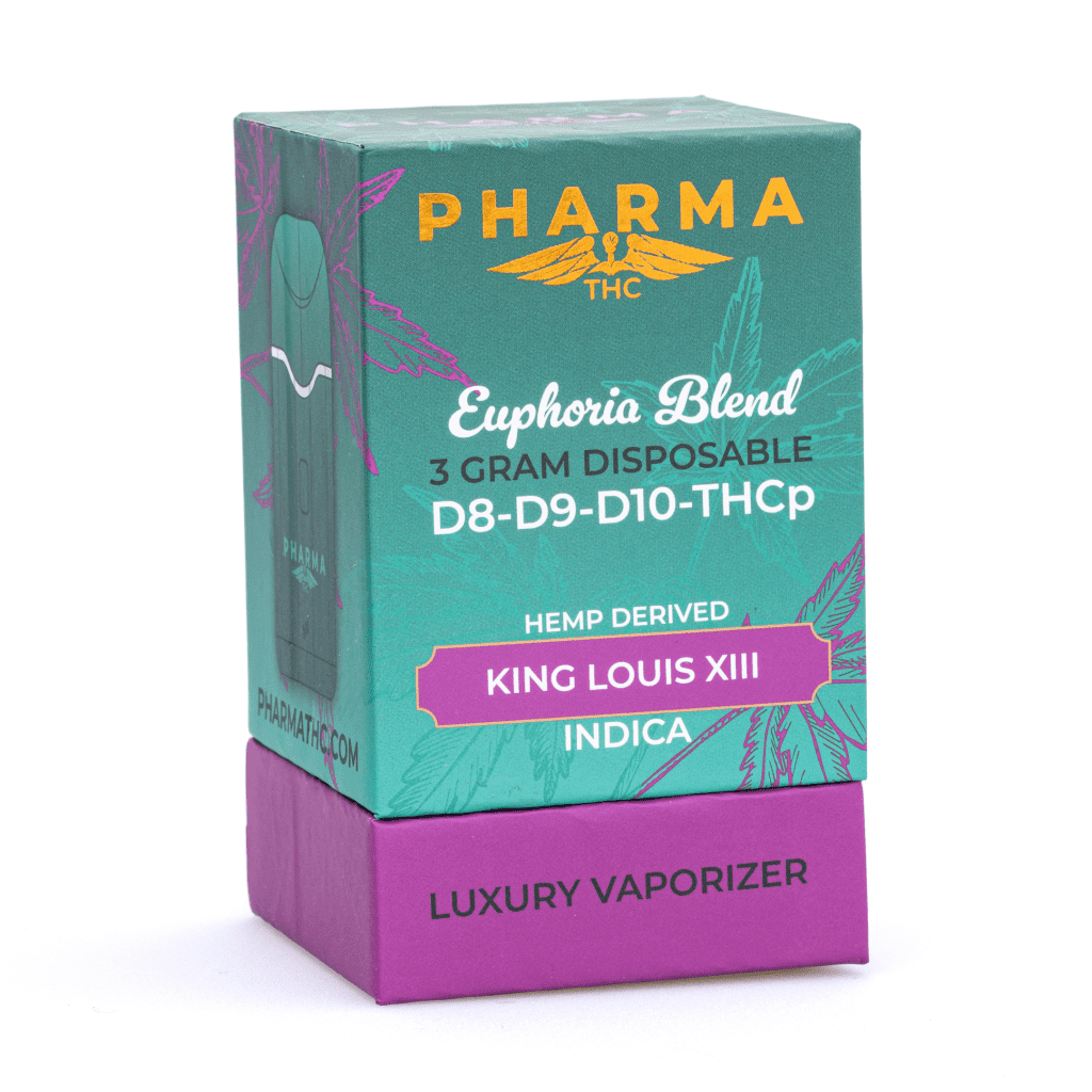 pharmathc delta 8 delta 9 delta 10 thcp disposable vape king louis xiii 3 grams box front.webp pharmathc delta 8 delta 9 delta 10 thcp disposable vape king louis xiii 3 grams box front.webp