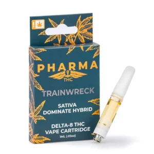 pharmathc delta 8 thc vape cartridge trainwreck combo.webp