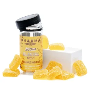 pharmathc delta 9 thc all natural gummies pineapple paradise combo.webp