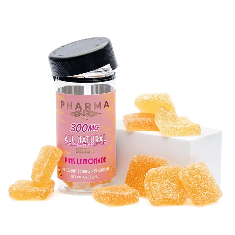 pharmathc delta 9 thc all natural gummies pink lemonade combo.webp pharmathc delta 9 thc all natural gummies pink lemonade combo.webp