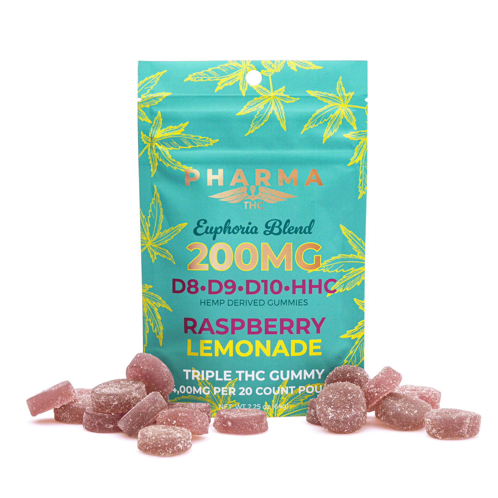 pharmathc euphoria blend gummies raspberry lemonade 4000 mg total cannabinoids combo.webp pharmathc euphoria blend gummies raspberry lemonade 4000 mg total cannabinoids combo.webp