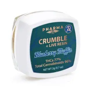 pharmathc thca crumble blueberry muffin 2 grams jar front 300x300 1.webp pharmathc thca crumble blueberry muffin 2 grams jar front 300x300 1.webp
