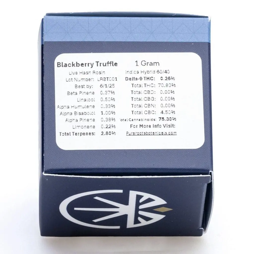 pure roots botanicals thca live rosin concentrate blackberry truffle 1 gram box back scaled 1.webp pure roots botanicals thca live rosin concentrate blackberry truffle 1 gram box back scaled 1.webp