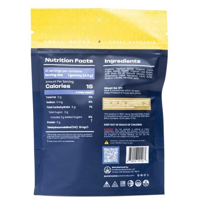 pure roots botanicals thca live rosin gummies pineapple paradise 200 mg total delta 9 thc bag back 700x700 1.jpg pure roots botanicals thca live rosin gummies pineapple paradise 200 mg total delta 9 thc bag back 700x700 1.jpg