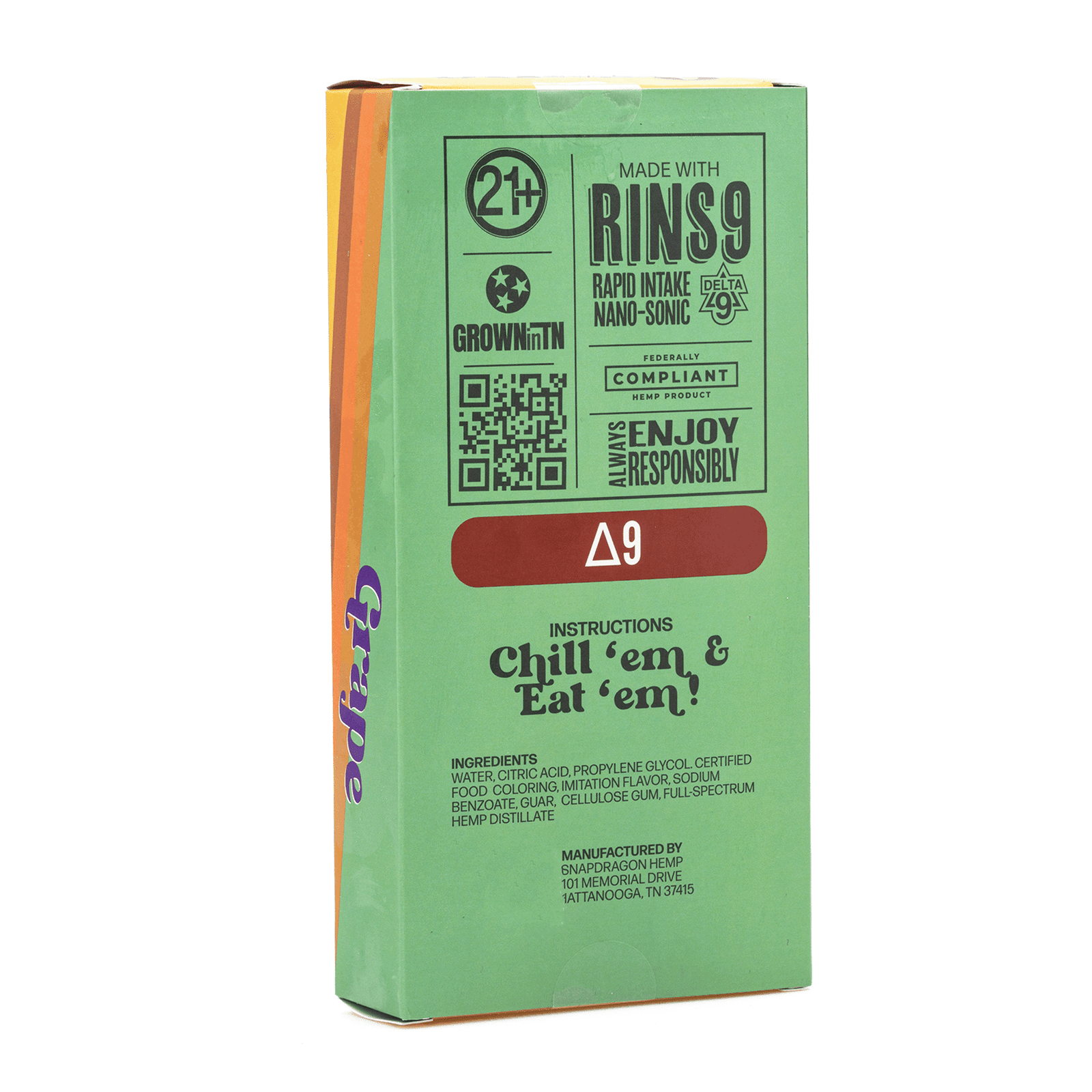 snapdragon delta 9 chill em infused popsicles grape 100 mg total delta 9 thc box back.png snapdragon delta 9 chill em infused popsicles grape 100 mg total delta 9 thc box back.png