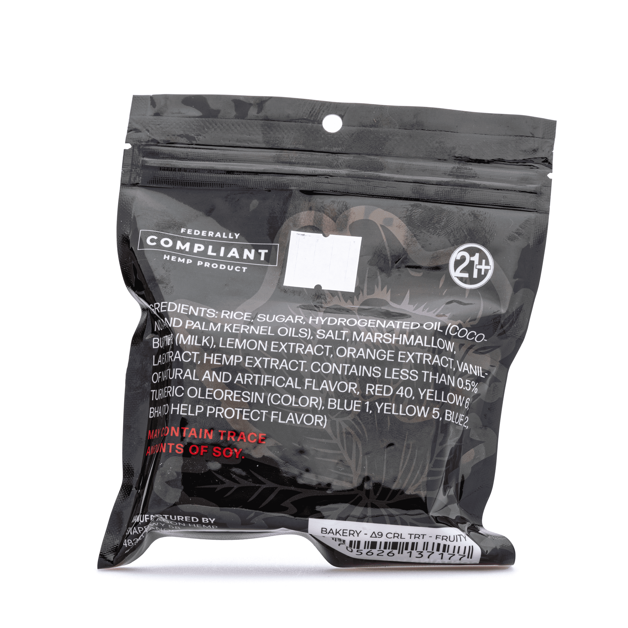 snapdragon high potency delta 9 live resin and cbd fruity cereal treat 111 mg delta 9 thc 108 mg cbd bag back.webp snapdragon high potency delta 9 live resin and cbd fruity cereal treat 111 mg delta 9 thc 108 mg cbd bag back.webp