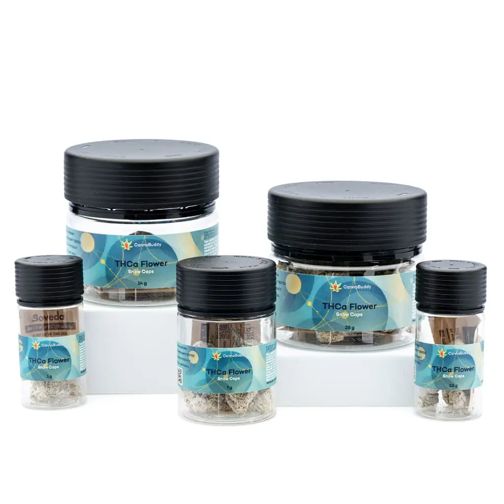 thca flower snow caps candyland jars group shot.webp thca flower snow caps candyland jars group shot.webp