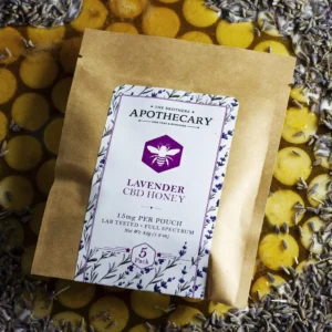 the brothers apothecary lavender cbd honey 5 pack package view 2.webp