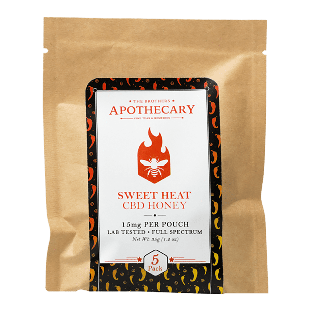 the brothers apothecary sweet heat cbd honey 5 pack 75 mg total cbd.webp the brothers apothecary sweet heat cbd honey 5 pack 75 mg total cbd.webp